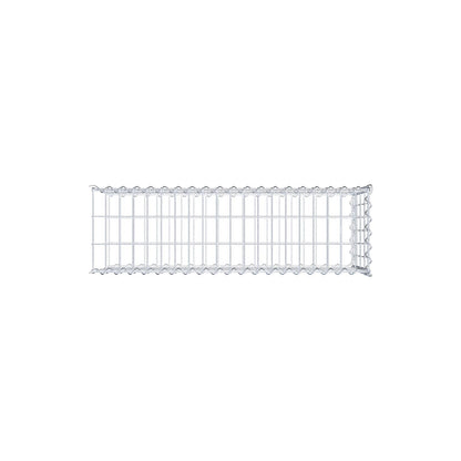 Gabião tipo 2 100 cm x 40 cm x 30 cm (C x A x P), malhagem 5 cm x 10 cm, espiral