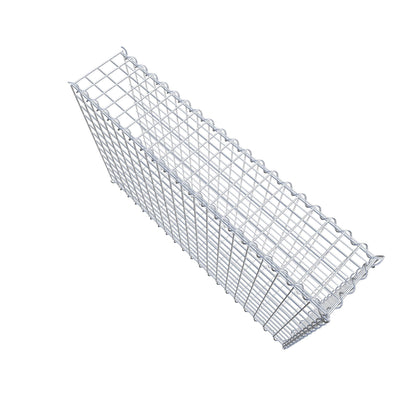 Gabbione aggiuntivo tipo 2 100 cm x 60 cm x 20 cm (L x A x P), maglia 5 cm x 5 cm, a spirale