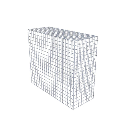 Gabião Tipo 4 100 cm x 90 cm x 40 cm (C x A x P), malhagem 5 cm x 5 cm, anel C