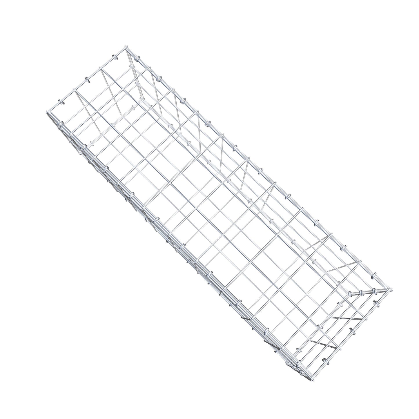Gabione 100 cm x 30 cm x 30 cm (L x H x T), Maschenweite 10 cm x 10 cm, C-Ring