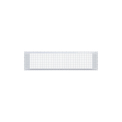 Gabione 200 cm x 100 cm x 50 cm (L x H x T), Maschenweite 5 cm x 5 cm, C-Ring