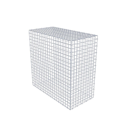 Gabbione 100 cm x 100 cm x 50 cm (L x H x P), maglia 5 x 5 cm, anello a spirale