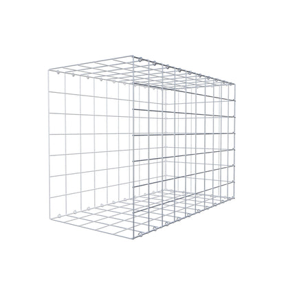 Gabbione aggiuntivo di tipo 2 100 cm x 70 cm x 50 cm (L x H x P), maglia 10 cm x 10 cm, anello a C