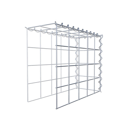 Gabion rapporté type 4 50 cm x 40 cm x 20 cm (L x H x P), mailles 10 cm x 10 cm, spirale