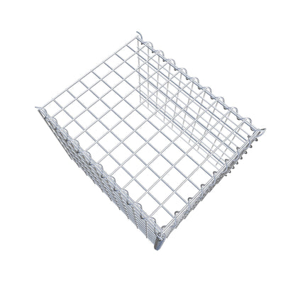 Opvokset gabion type 4 50 cm x 40 cm x 40 cm (L x H x D), maskestørrelse 5 cm x 5 cm, spiral
