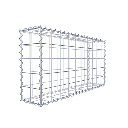 Gabion 100 cm x 50 cm x 20 cm (L x H x D), mesh size 10 cm x 10 cm, spiral