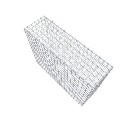Gabion 100 cm x 80 cm x 30 cm (L x H x D), mesh size 5 x 5 cm, spiral ring