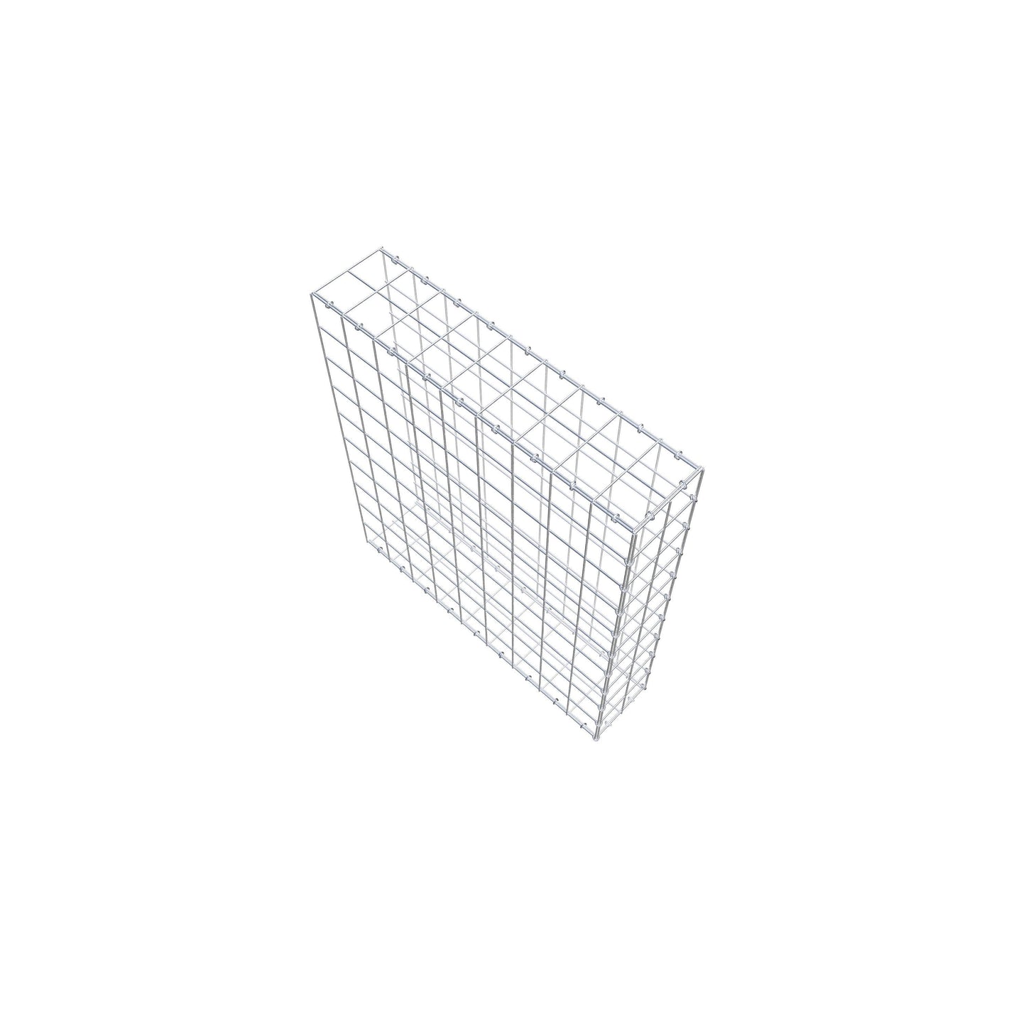 Fourche rapportée type 2 100 cm x 90 cm x 20 cm (L x H x P), mailles 10 cm x 10 cm, anneau en C