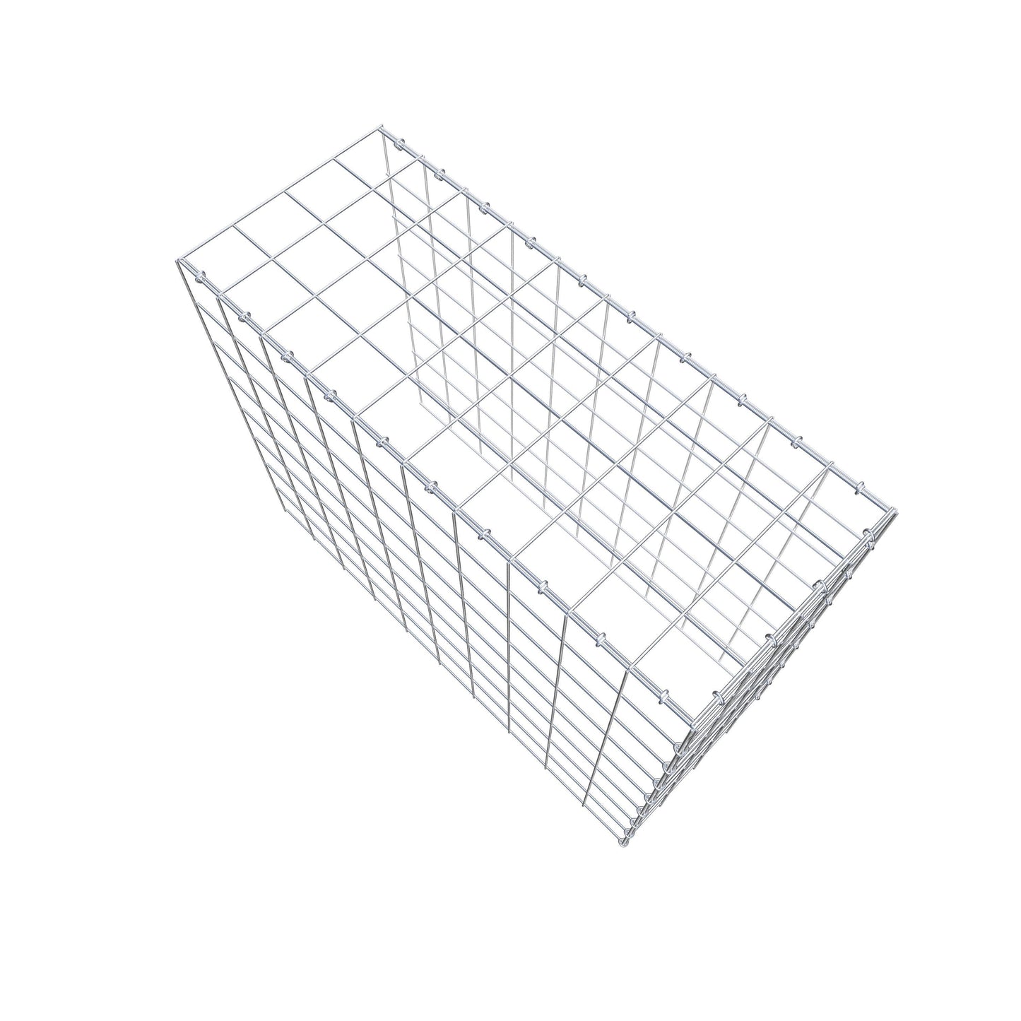 Fourche rapportée type 4 100 cm x 80 cm x 40 cm (L x H x P), mailles 10 cm x 10 cm, anneau C