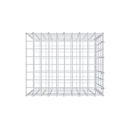 Gabião tipo 2 50 cm x 40 cm x 40 cm, malhagem 5 cm x 10 cm, anel C