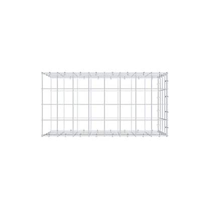 Pila adicional tipo 2 80 cm x 40 cm x 40 cm (L x A x P), malla 10 cm x 10 cm, anillo en C