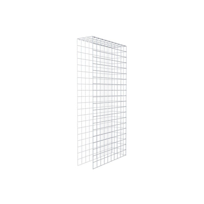 Fourche rapportée type 4 200 cm x 100 cm x 30 cm (L x H x P), mailles 10 cm x 10 cm, anneau en C