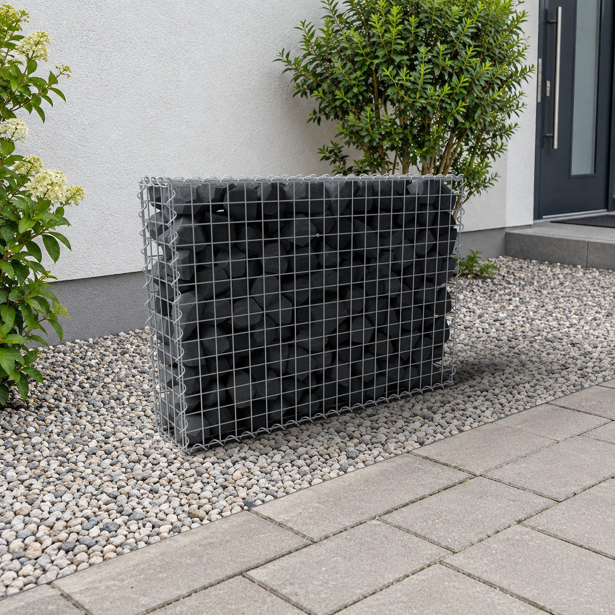 Gabbione 100 cm x 70 cm x 20 cm (L x H x P), maglia 5 cm x 5 cm, spirale