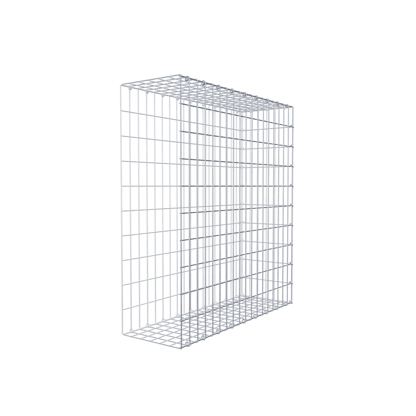 Anbaugabione Typ 2 100 cm x 90 cm x 30 cm, Maschenweite 5 cm x 10 cm, C-Ring