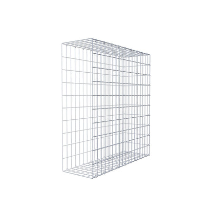 Anbaugabione Typ 2 100 cm x 90 cm x 30 cm, Maschenweite 5 cm x 10 cm, C-Ring