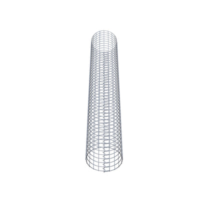 Gabionensäule rund 32 cm Durchmesser, 200 cm Höhe, Maschenweite 5 cm x 5 cm
