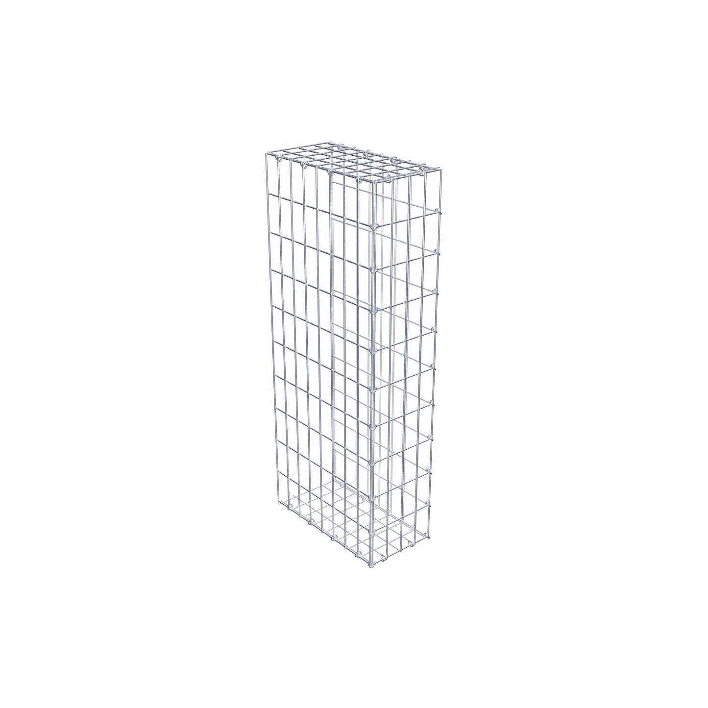 Fourche rapportée type 2 100 cm x 40 cm x 20 cm, mailles 5 cm x 10 cm, anneau en C