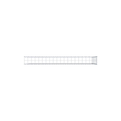 Gabion rapporté type 4 200 cm x 100 cm x 20 cm (L x H x P), mailles 10 cm x 10 cm, spirale