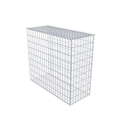 Anbaugabione Typ 2 100 cm x 90 cm x 40 cm (L x H x T), Maschenweite 5 cm x 10 cm, Spirale