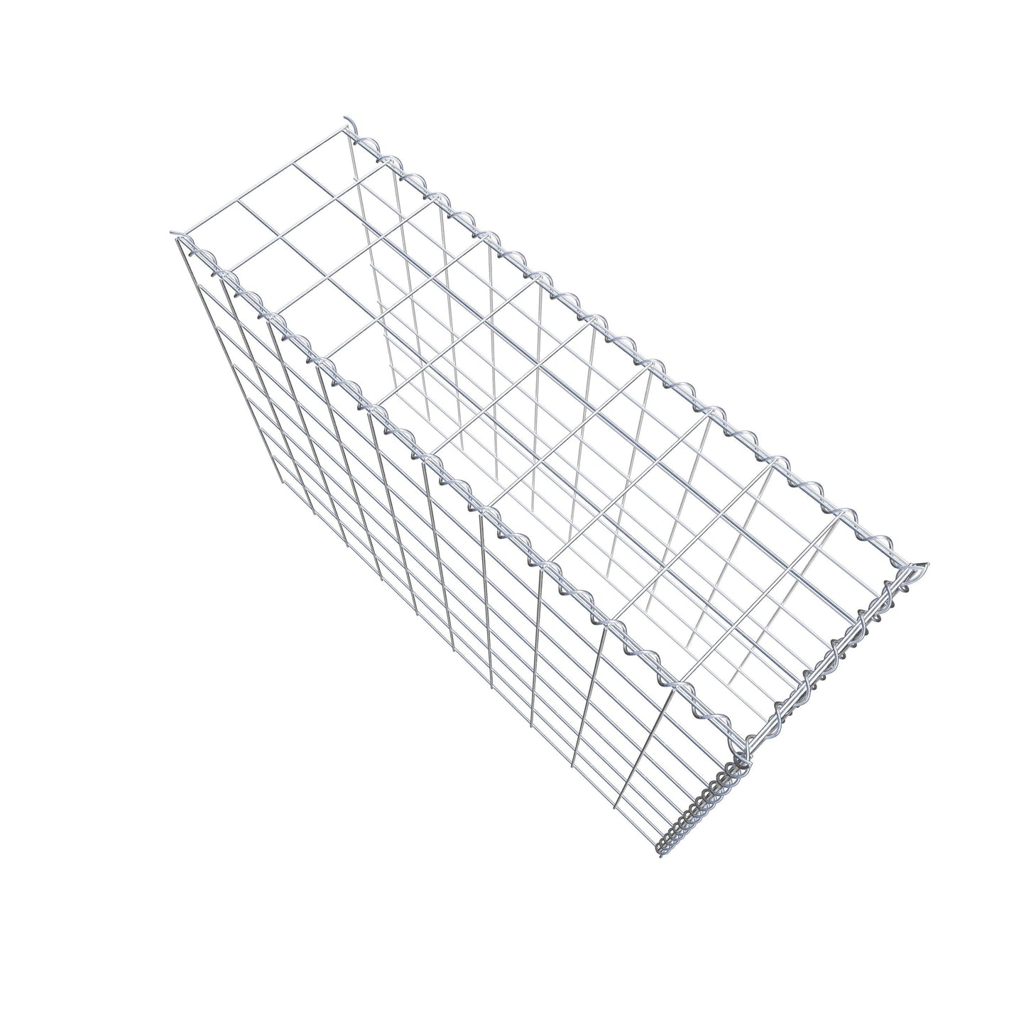 Gabbione aggiuntivo tipo 4 100 cm x 70 cm x 30 cm (L x H x P), maglia 10 cm x 10 cm, spirale