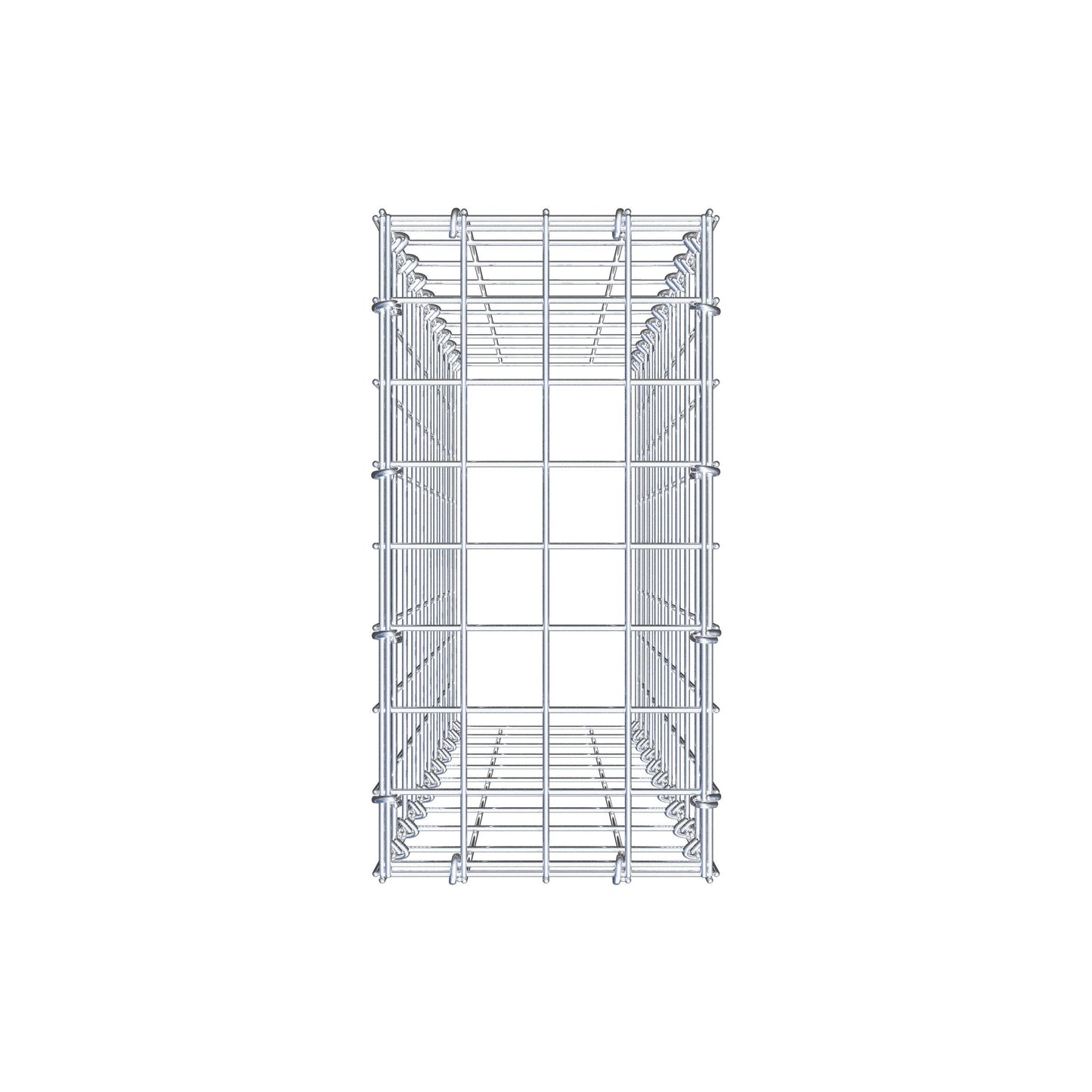 Fourche rapportée type 3 100 cm x 20 cm x 40 cm (L x H x P), mailles 5 cm x 10 cm, anneau C