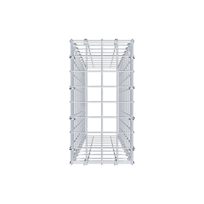 Fourche rapportée type 3 100 cm x 20 cm x 40 cm (L x H x P), mailles 5 cm x 10 cm, anneau C