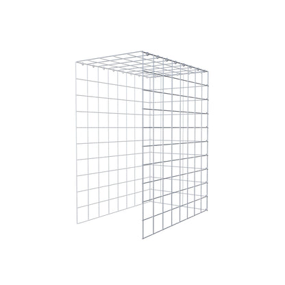 Gabião Tipo 4 100 cm x 80 cm x 50 cm (C x A x P), malhagem 10 cm x 10 cm, anel C