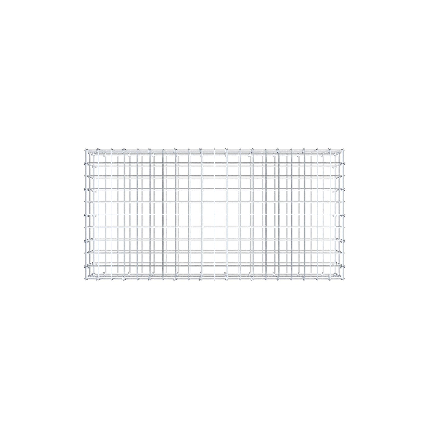 Schanskorf 100 cm x 20 cm x 50 cm (L x H x D), maaswijdte 5 cm x 10 cm, C-ring