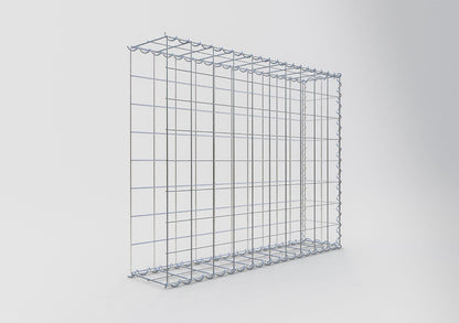 Anbaugabione Typ 2 100 cm x 80 cm x 20 cm (L x H x T), Maschenweite 10 cm x 10 cm, Spirale
