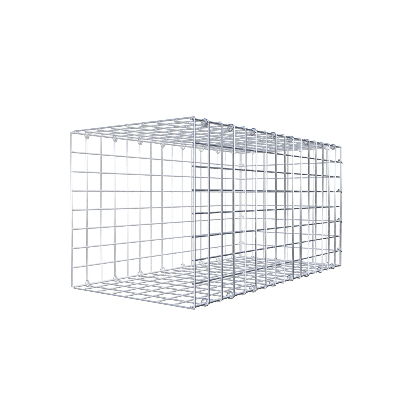 Anbaugabione Typ 2 80 cm x 40 cm x 40 cm (L x H x T), Maschenweite 5 cm x 5 cm, C-Ring