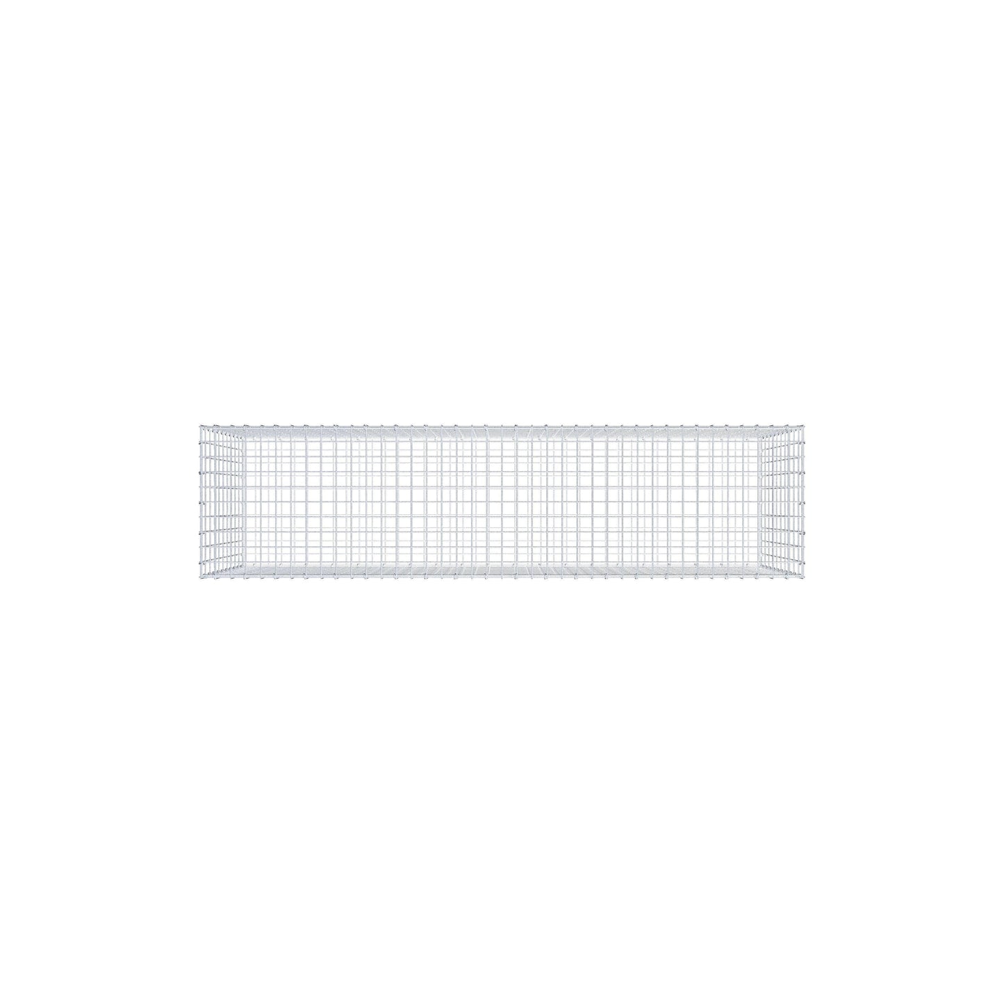 Gabion 200 cm x 100 cm x 50 cm (L x H x D), maskestørrelse 5 cm x 10 cm, C-ring