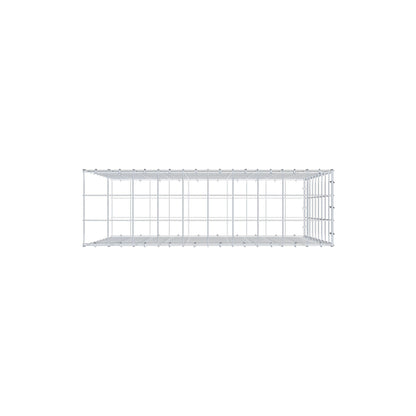 Anbaugabione Typ 2 100 cm x 90 cm x 30 cm (L x H x T), Maschenweite 10 cm x 10 cm, C-Ring
