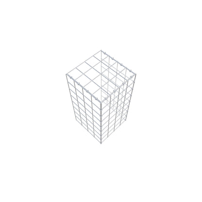 Gabião Tipo 4 80 cm x 40 cm x 40 cm (C x A x P), malhagem 10 cm x 10 cm, anel C