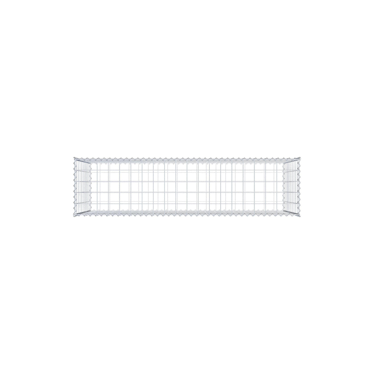 Gabion 200 cm x 100 cm x 50 cm (L x H x P), mailles 10 cm x 10 cm, spirale