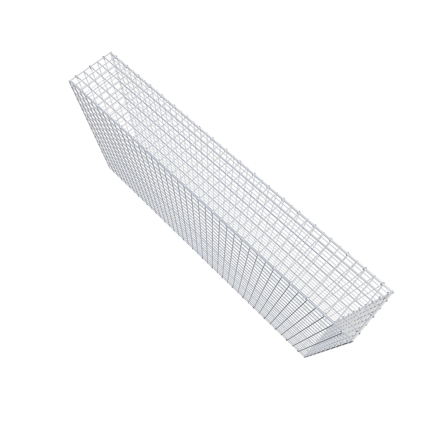 Gabion 200 cm x 100 cm x 30 cm (L x H x D), mesh size 5 cm x 5 cm, C-ring
