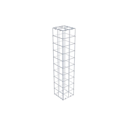 Gabion 100 cm x 20 cm x 20 cm (L x H x P), maille 10 cm x 10 cm, anneau en C