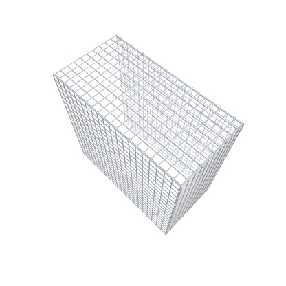 Monteret gabion type 4 100 cm x 100 cm x 50 cm (L x H x D), maskestørrelse 5 cm x 5 cm, C-ring