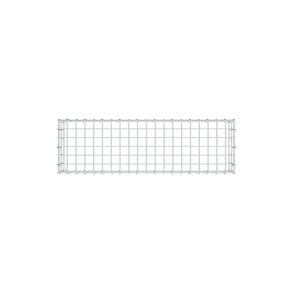 Anbaugabione Typ 3 100 cm x 20 cm x 30 cm (L x H x T), Maschenweite 5 cm x 10 cm, C-Ring