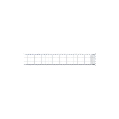 Anbaugabione Typ 4 200 cm x 100 cm x 30 cm (L x H x T), Maschenweite 10 cm x 10 cm, Spirale