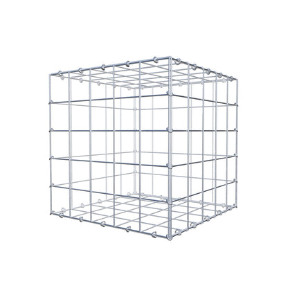 Gabion 50 cm x 50 cm x 50 cm (L x H x D), maskestørrelse 10 cm x 10 cm, C-ring