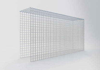 Gabbione aggiuntivo tipo 4 200 cm x 100 cm x 40 cm (L x H x P), dimensione maglia 5 cm x 5 cm, a spirale