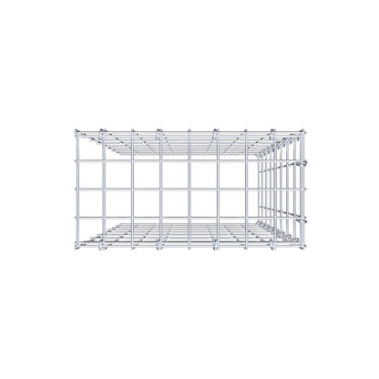Fourche rapportée type 4 80 cm x 40 cm x 20 cm (L x H x P), mailles 5 cm x 10 cm, anneau C