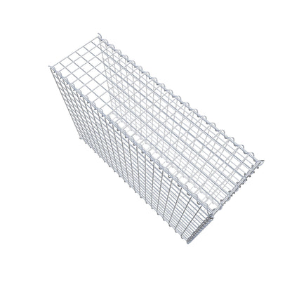 Gavión adulto tipo 2 100 cm x 70 cm x 30 cm (largo x alto x profundidad), tamaño de malla 5 cm x 5 cm, espiral