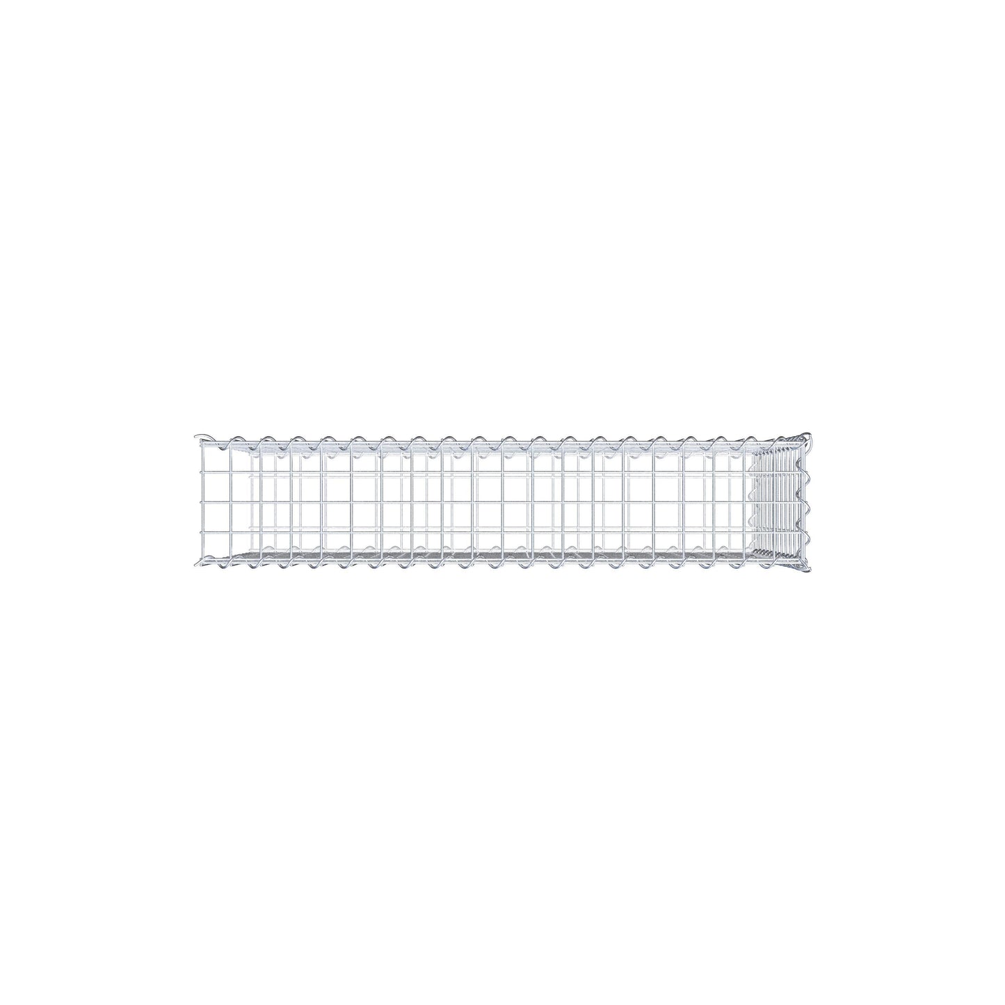 Gabbione aggiuntivo tipo 2 100 cm x 60 cm x 20 cm (L x A x P), maglia 5 cm x 5 cm, a spirale