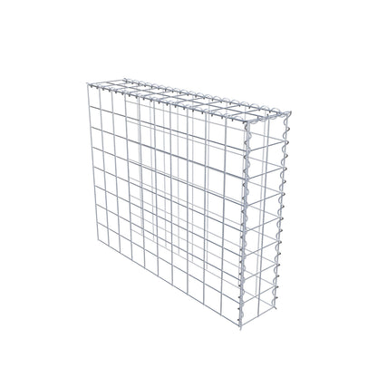 Gavión complementario tipo 4 100 cm x 80 cm x 20 cm (L x A x P), malla 10 cm x 10 cm, espiral