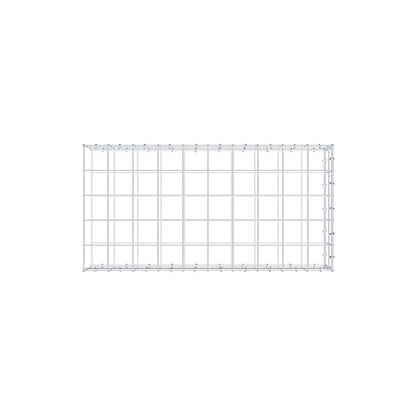 Mounted gabion type 2 100 cm x 20 cm x 50 cm (L x H x D), mesh size 10 cm x 10 cm, C-ring
