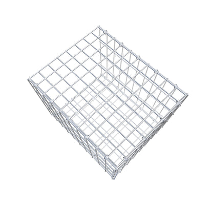 Gabião tipo 2 50 cm x 40 cm x 40 cm, malhagem 5 cm x 10 cm, anel C