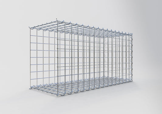 Add-on schanskorf type 2 80 cm x 40 cm x 30 cm (L x H x D), maaswijdte 5 cm x 5 cm, spiraalvormig