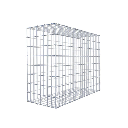 Gabion 100 cm x 80 cm x 40 cm (L x H x D), maskestørrelse 5 cm x 10 cm, C-ring