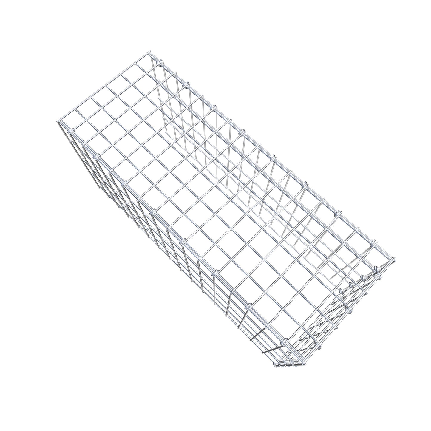 Gabião Tipo 4 80 cm x 40 cm x 30 cm (C x A x P), malhagem 5 cm x 10 cm, anel C